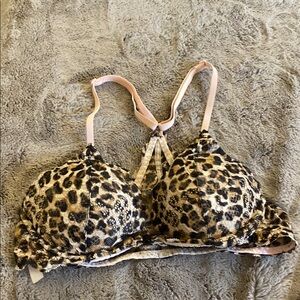 Leopard Print Women's PINK Bra